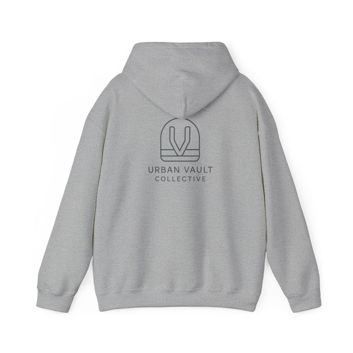 Urban Vault Collective Logo Hoodie — Minimal Pullover