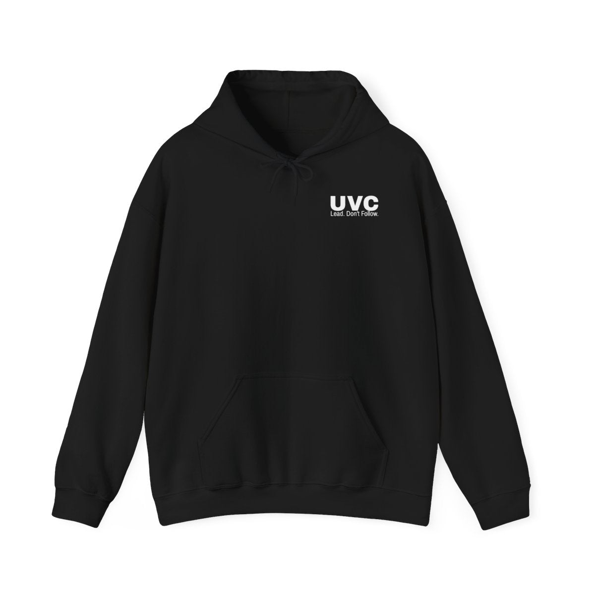 Urban Vault Wolf Logo Hoodie — Minimal Streetwear Pullover