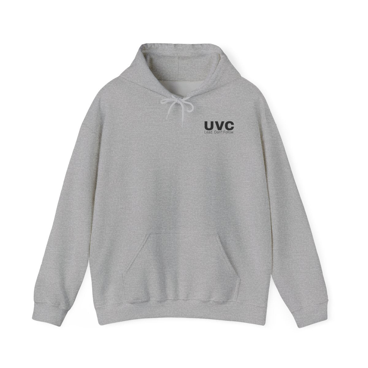 Urban Vault Wolf Logo Hoodie — Minimal Streetwear Pullover