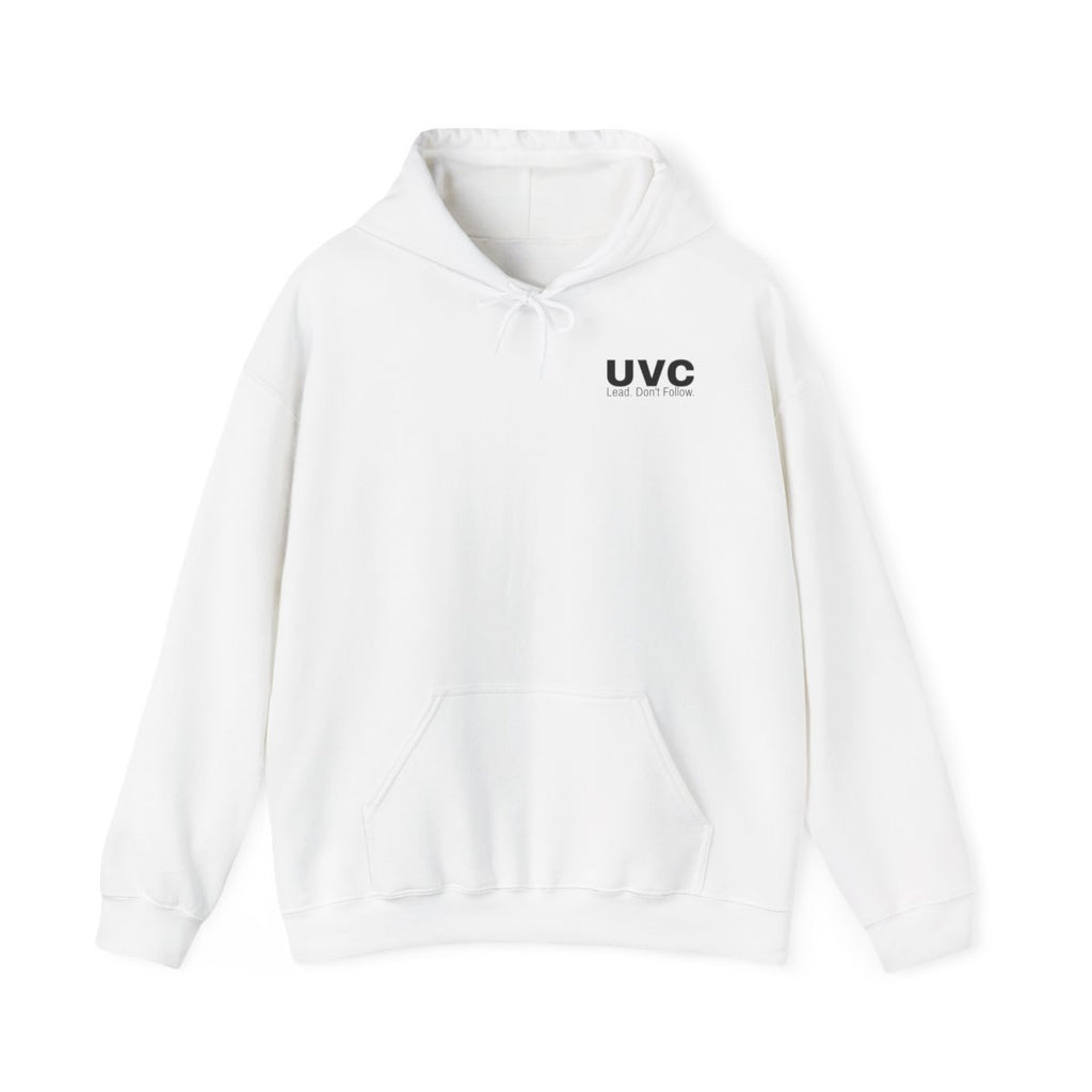 Urban Vault Wolf Logo Hoodie — Minimal Streetwear Pullover