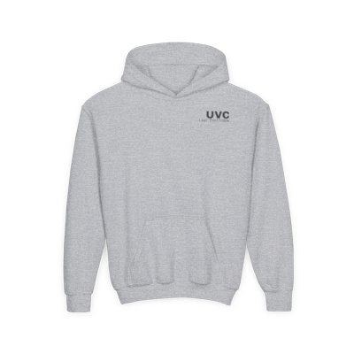 Youth Hoodie — Urban Vault Wolf Logo Pullover (UVC Left Chest)