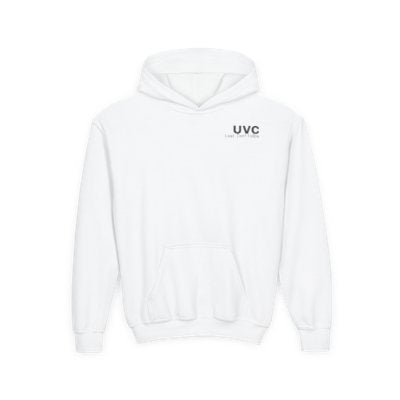 Youth Hoodie — Urban Vault Wolf Logo Pullover (UVC Left Chest)